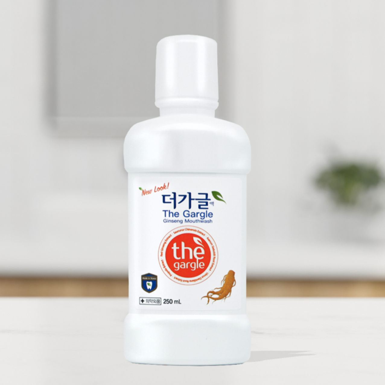 The Gargle 99.9% Sterilization Korean Ginseng Flavored 250ml Liquid Mouth Freshner