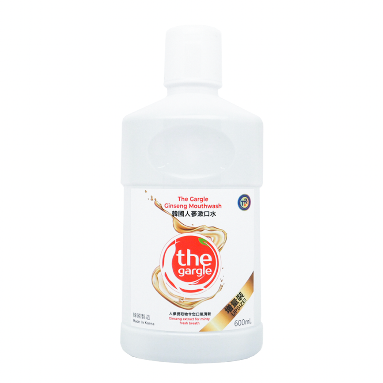 【 增量裝 】The Gargle 韓國 臨床實證 殺菌99%天然韓國人蔘漱口水 600ml