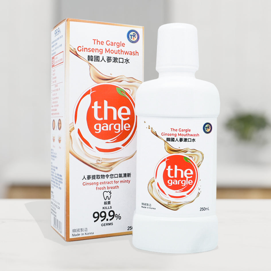 The Gargle 99.9% Sterilization Korean Ginseng Flavored 250ml Liquid Mouth Freshner