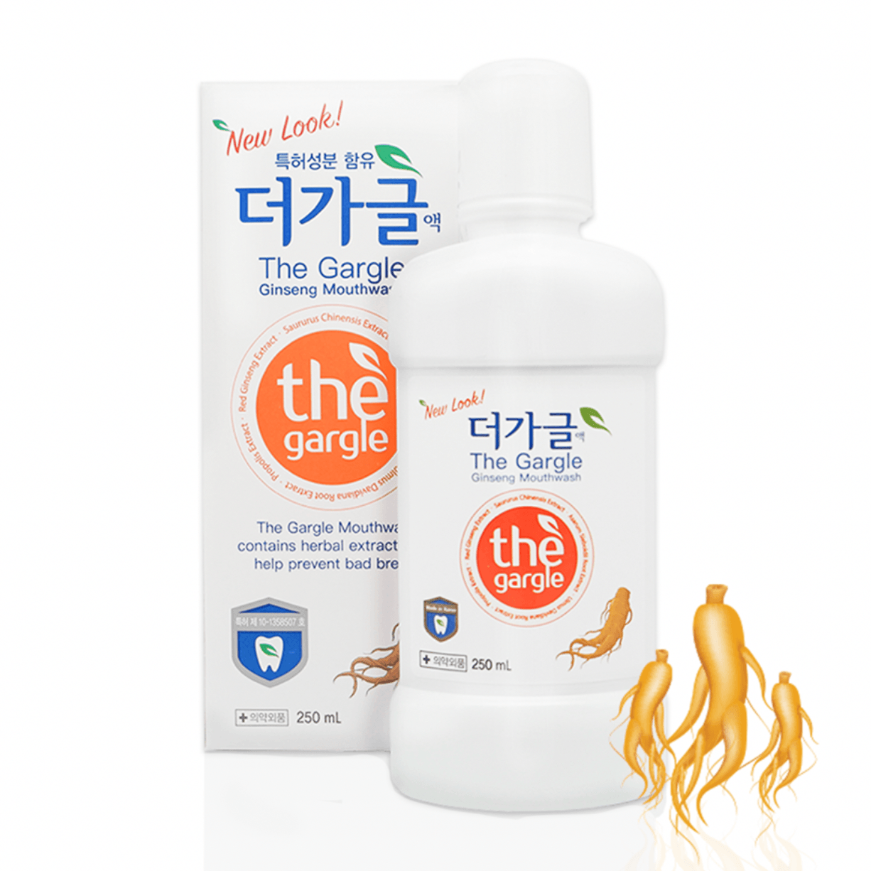 The Gargle 99.9% Sterilization Korean Ginseng Flavored 250ml Liquid Mouth Freshner